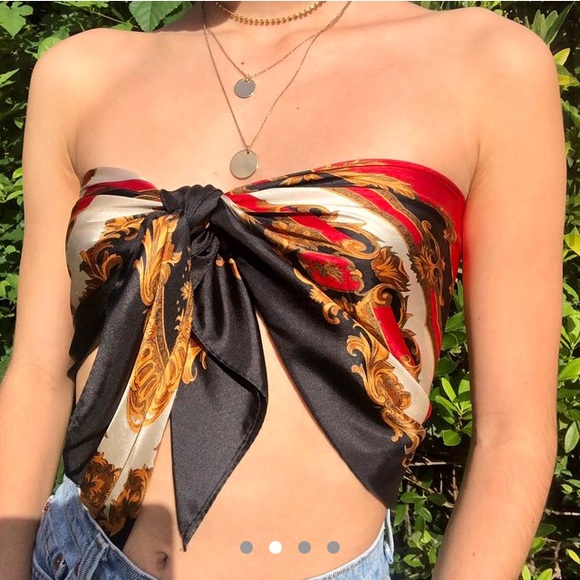 100% silk scarf - Picture 2 of 4